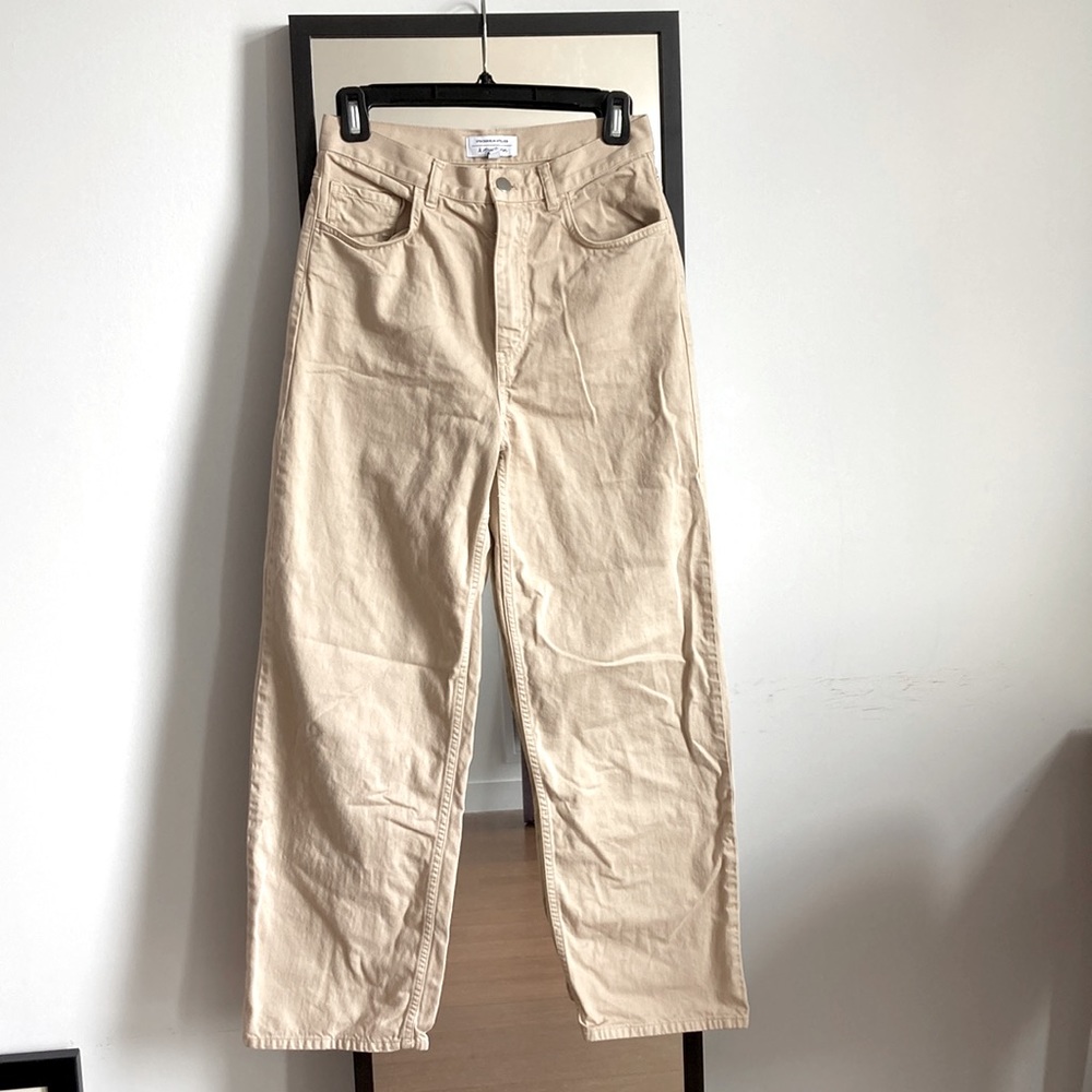 & Other Stories Relaxed Wide Leg Jeans in Khaki